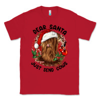 Red dear santa just send cows Classic Tee - CowGirlArtShop