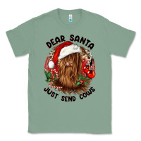 Sage dear santa just send cows Classic Tee - CowGirlArtShop
