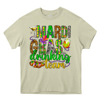 Mossy Mardi Gras drinking team Heavy Core Tee - HowdyJamesFarm