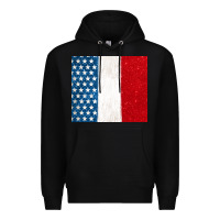 Black custom text american flag(used font 'doctrin Premium Hoodie - Jasminsmagicworld
