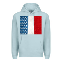 Blue Mist custom text american flag(used font 'doctrin Premium Hoodie - Jasminsmagicworld