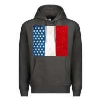 Charcoal Heather custom text american flag(used font 'doctrin Premium Hoodie - Jasminsmagicworld