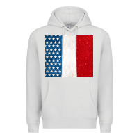 Dove Grey custom text american flag(used font 'doctrin Premium Hoodie - Jasminsmagicworld