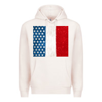 Pale Pink custom text american flag(used font 'doctrin Premium Hoodie - Jasminsmagicworld