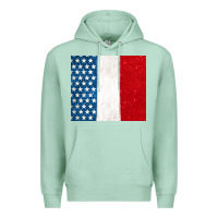 Seafoam custom text american flag(used font 'doctrin Premium Hoodie - Jasminsmagicworld