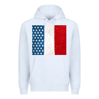 White custom text american flag(used font 'doctrin Premium Hoodie - Jasminsmagicworld
