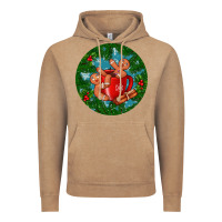 Vintage Coffee gingerbread men with hot chocolate Vintage Hoodie - BundleAndBundleShop