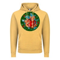 Vintage Mustard gingerbread men with hot chocolate Vintage Hoodie - BundleAndBundleShop