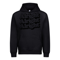 Black alright alright alright Urban Hoodie - baoMotion