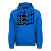 Cobalt alright alright alright Urban Hoodie - baoMotion