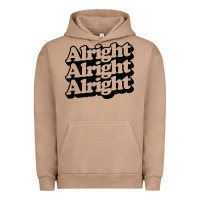 Pigment Burro alright alright alright Urban Hoodie - baoMotion