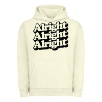 Pigment Pistachio alright alright alright Urban Hoodie - baoMotion
