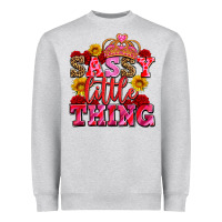 Sassy Little Thing With Crown Heavyweight Sweatshirt | Teevron
