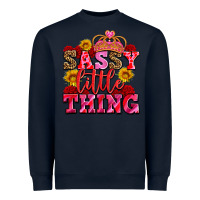 Navy sassy little thing with crown Heavyweight Sweatshirt - AdoDesignShop