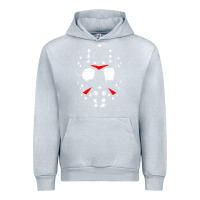 Heather Grey mask halloween Urban Hoodie - baoMotion