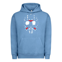 Pigment Pebble Blue mask halloween Urban Hoodie - baoMotion