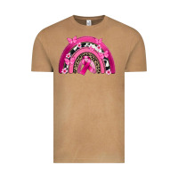 Breast Cancer Rainbow Vintage Tee | Teevron