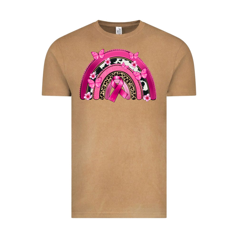 Breast Cancer Rainbow Vintage Tee by FaDigitalArtStudio | Teevron
