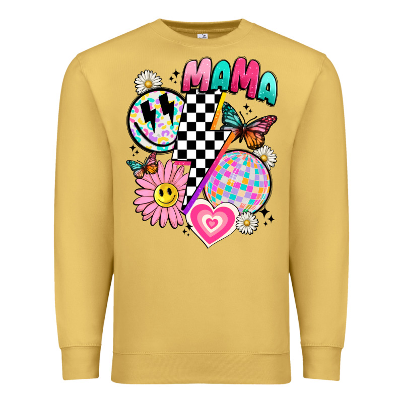 Retro Mama Premium Sweatshirt by JahusDesignShop | Teevron