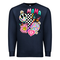 Navy retro mama Premium Sweatshirt - JahusDesignShop