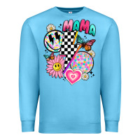Ocean Blue retro mama Premium Sweatshirt - JahusDesignShop