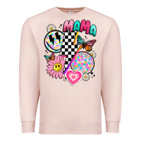 Pale Pink retro mama Premium Sweatshirt - JahusDesignShop