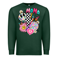 Sports Green retro mama Premium Sweatshirt - JahusDesignShop