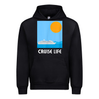 Black cruise life design travel & cruise wear t shirt Urban Hoodie - baoMotion