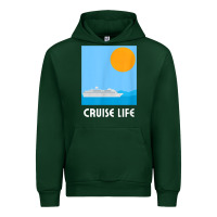 Forest Green cruise life design travel & cruise wear t shirt Urban Hoodie - baoMotion