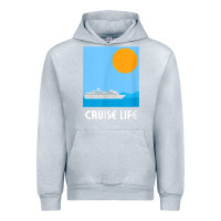 Heather Grey cruise life design travel & cruise wear t shirt Urban Hoodie - baoMotion