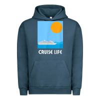Pigment Midnight Navy cruise life design travel & cruise wear t shirt Urban Hoodie - baoMotion