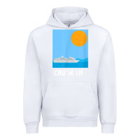White cruise life design travel & cruise wear t shirt Urban Hoodie - baoMotion