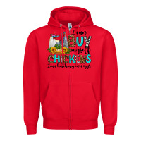 Red i can buy myself chickens i can hatch my own eggs Zipper Hoodie - AdoDesignShop