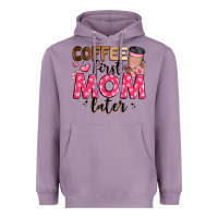 Lavender coffee first mom later Heavyweight Hoodie - JahusDesignShop