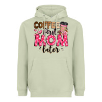 Matcha coffee first mom later Heavyweight Hoodie - JahusDesignShop