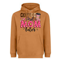 Meerkat coffee first mom later Heavyweight Hoodie - JahusDesignShop