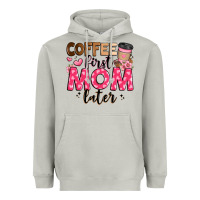 Moon Dust coffee first mom later Heavyweight Hoodie - JahusDesignShop