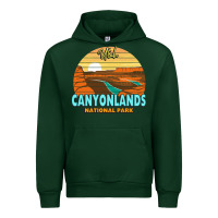 Forest Green Canyonlands Moab Utah National Park Nature Outdoor Lovers Urban Hoodie - baoMotion