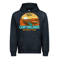 Navy Canyonlands Moab Utah National Park Nature Outdoor Lovers Urban Hoodie - baoMotion