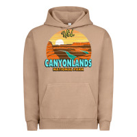 Pigment Burro Canyonlands Moab Utah National Park Nature Outdoor Lovers Urban Hoodie - baoMotion