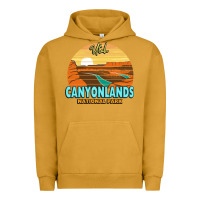Pigment Peanut Butter Canyonlands Moab Utah National Park Nature Outdoor Lovers Urban Hoodie - baoMotion