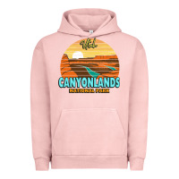 Pigment Salmon Canyonlands Moab Utah National Park Nature Outdoor Lovers Urban Hoodie - baoMotion