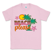 Bubblegum Pink beach please Classic Tee - Artiststas
