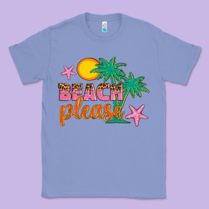 Beach Please Classic Tee Designed By Artiststas