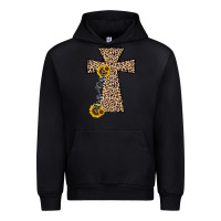Black he is risen leopard cross Urban Hoodie - JahusDesignShop