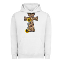 Pigment Lunar Rock he is risen leopard cross Urban Hoodie - JahusDesignShop