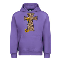 Tulip he is risen leopard cross Urban Hoodie - JahusDesignShop