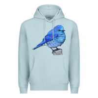 Blue Mist Mountain Bluebird Premium Hoodie - LillyAllenDesigns