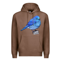 Chestnut Mountain Bluebird Premium Hoodie - LillyAllenDesigns