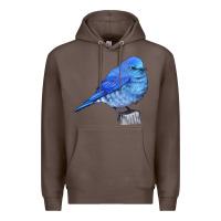 Coffee Mountain Bluebird Premium Hoodie - LillyAllenDesigns
